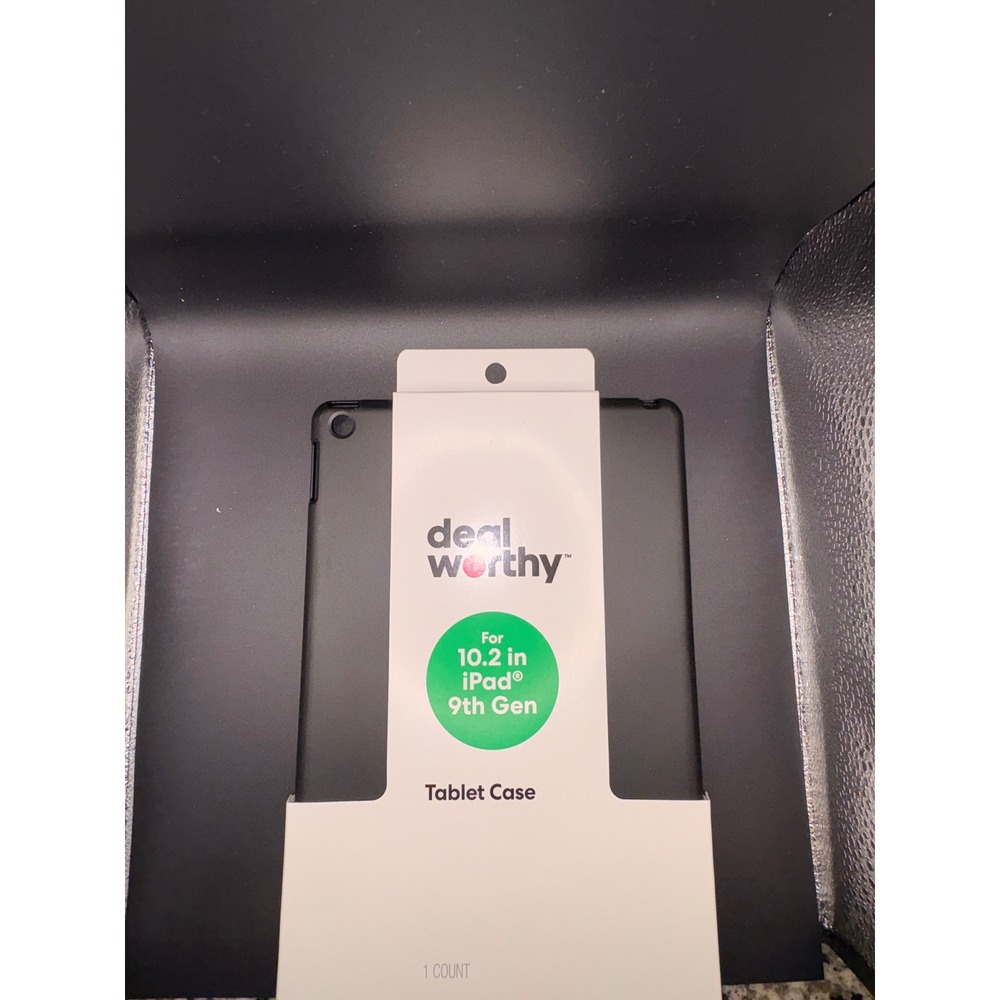 Dealworthy iPad 9th Gen 10.2 inch Tablet Case Black Protective‎ Cover NEW